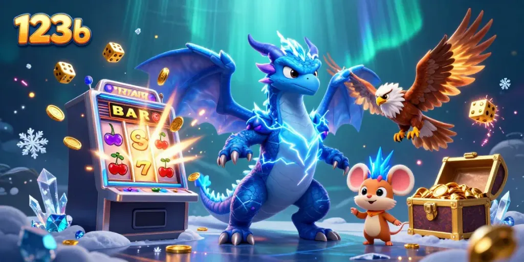Experience thrilling betting with 123 b in vibrant 3D casino action featuring dynamic characters and lively game elements.