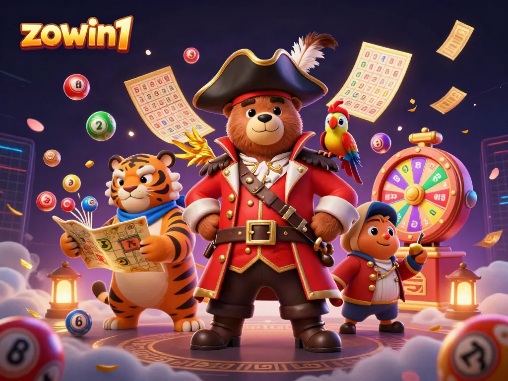 Experience thrilling gaming with zowin1's vibrant characters and dynamic elements.