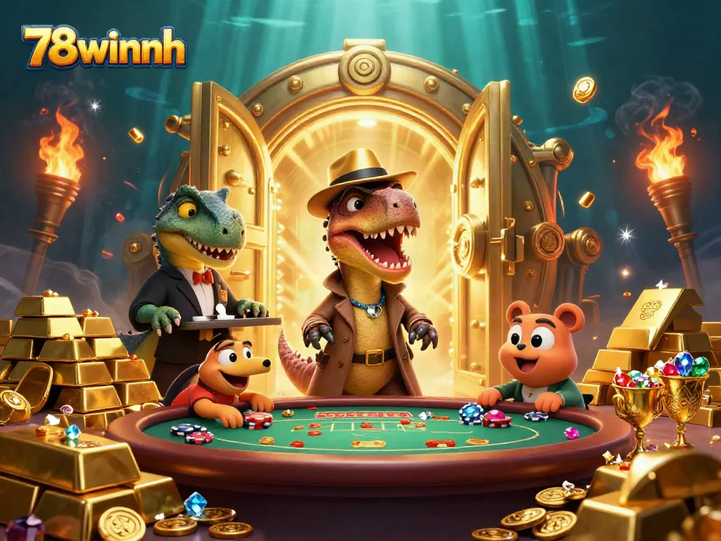 Experience thrilling gaming at 78winnh with card counters, pit bosses, and treasure galore!
