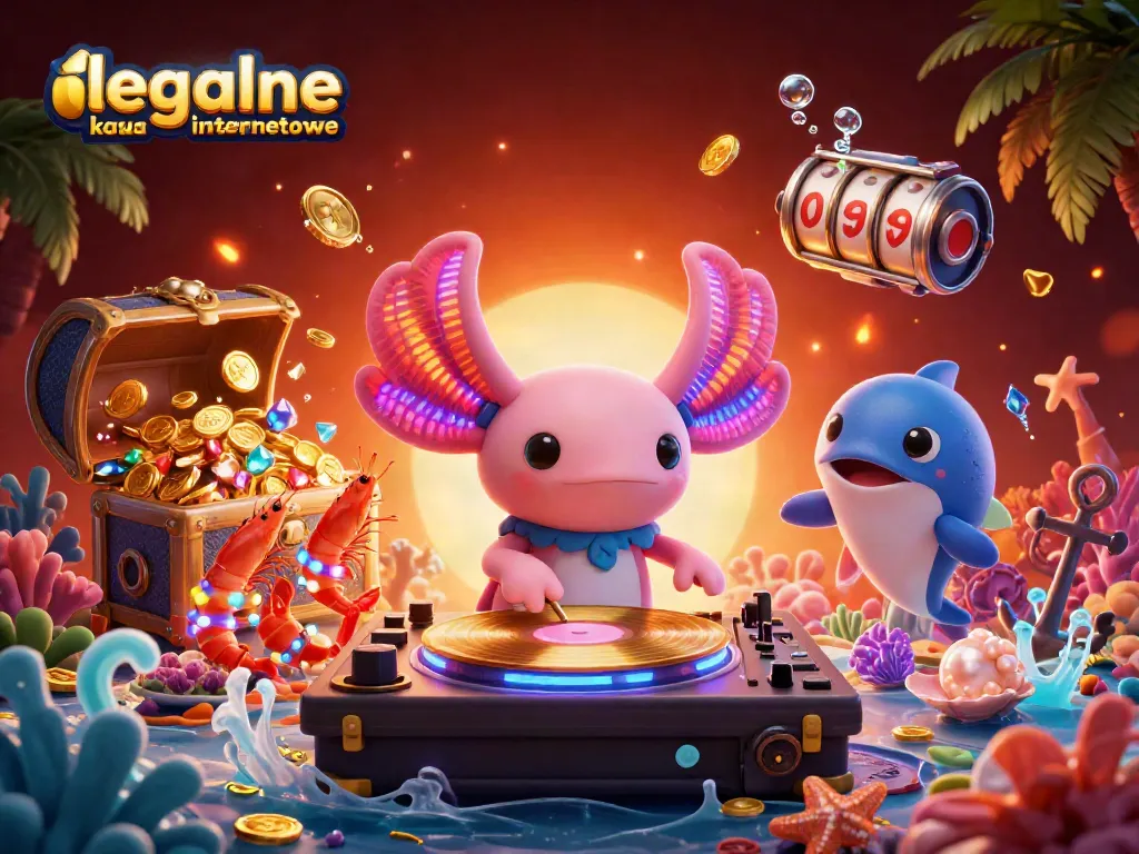 Experience the thrill of legalne kasyna internetowe with vibrant casino-themed characters in action.