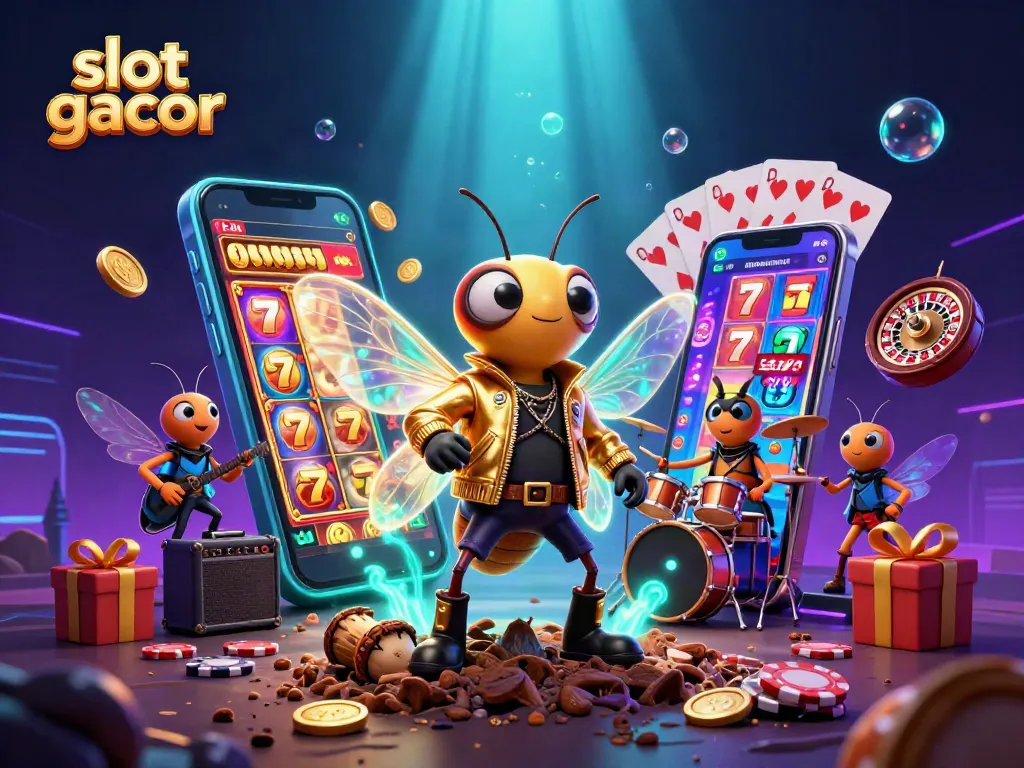 Experience the excitement of slot gacor with dynamic characters and vibrant game elements.