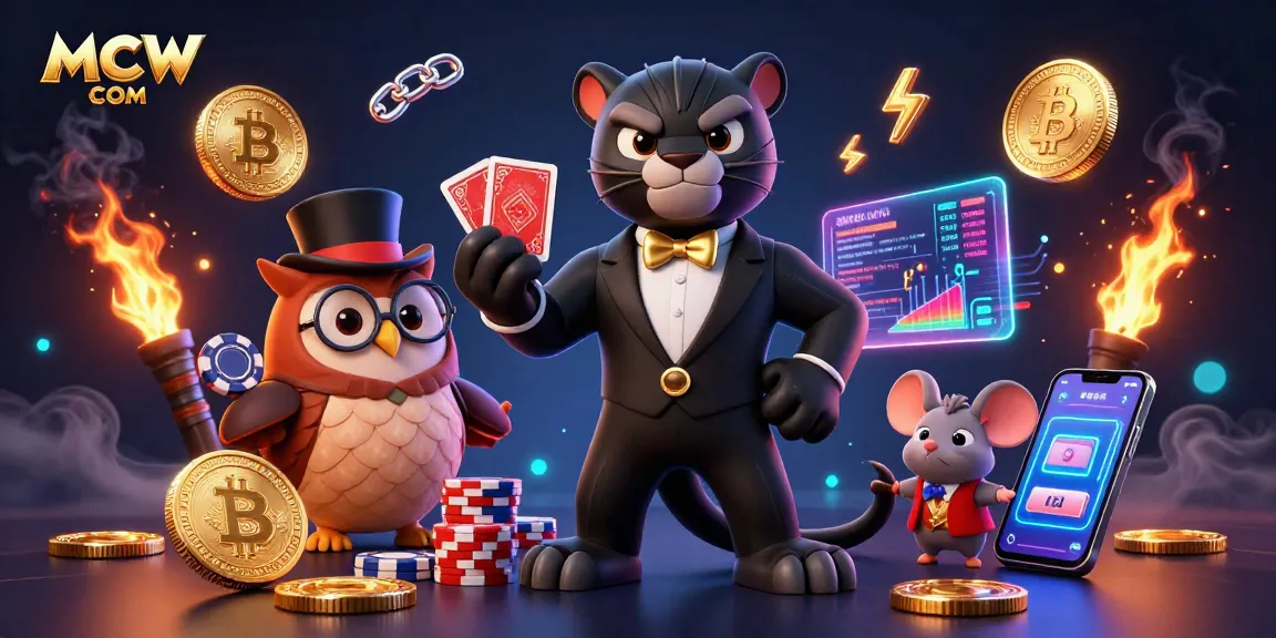 Experience thrilling poker dynamics with MCW COM in an engaging 3D casino scene.