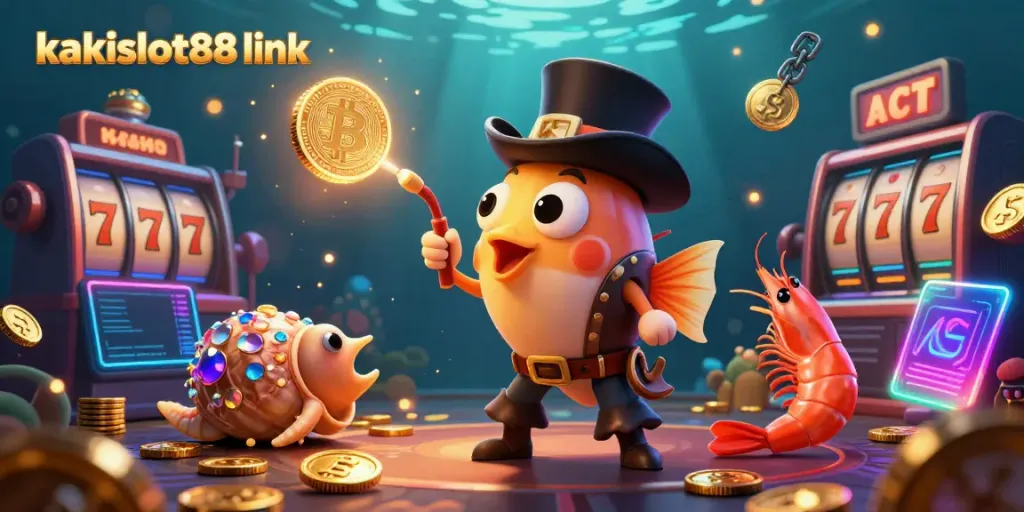 Menangkan jackpot di kakislot88 link dengan keanggunan ikan pemancing sebagai karakter utama.